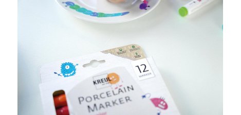 Marqueur pour porcelaine medium 'Junior', set de 12
