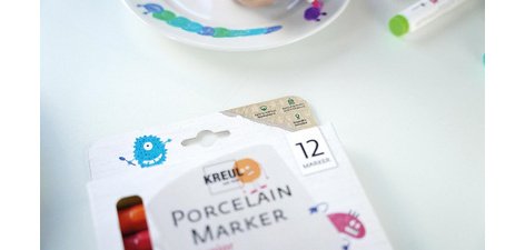 Marqueur pour porcelaine medium 'Junior', set de 12