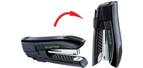 Vollstreifenhefter Greenlogic, schwarz