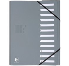 for Business Trieur, A4, compartiment 1-12, gris