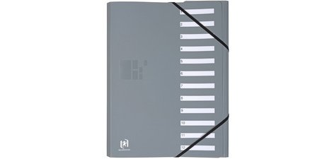 for Business Trieur, A4, compartiment 1-12, gris