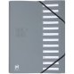 for Business Trieur, A4, compartiment 1-12, gris