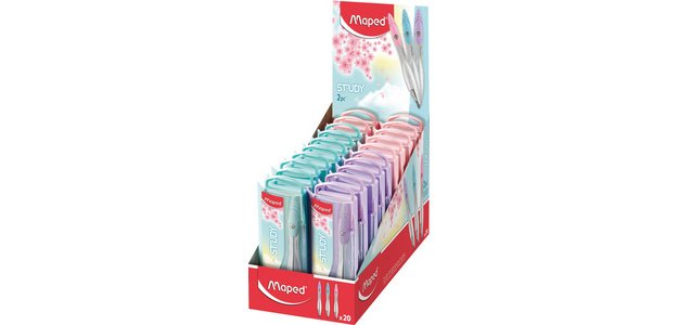 Compas Study Collector, présentoir de 20 pièces