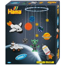 Hama Perles à repasser midi 'mobile espace', coffret cadeau