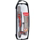 Boîte de compas Stop System, 3 pièces, rouge