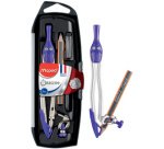 Boîte de compas, 5 pièces, assorti