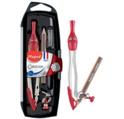 Boîte de compas, 5 pièces, assorti