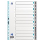 Intercalaires mensuels Janvier-Décembre, A4