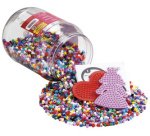 Hama Perles à repasser midi + plaques, dans une boîte, rouge