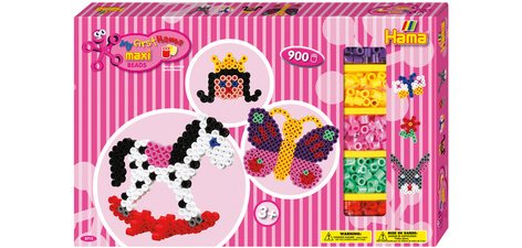 Hama Perles à repasser maxi 'filles', coffret cadeau