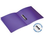 Classeur à anneaux A4, mécanisme à 2 anneaux, incolore