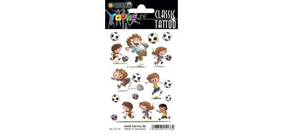 CLASSIC Tatouages 'Colour Soccers'