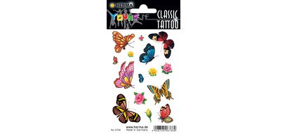 CLASSIC Tatouages 'Colour Papillons'