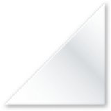 Pochettes adhésives triangulaires, 170 x 170 mm,en PP,
