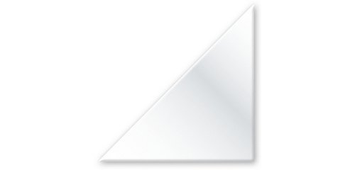 pochettes adhésives triangulaire, 140 x 140 mm, en PP - paquet de 100