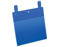 Pochette pour casier en treillis - bleue