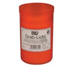 Photophore tombal 3 jours, diamètre: 64 mm, rouge