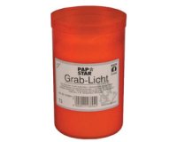 Photophore tombal 3 jours, diamètre: 64 mm, rouge