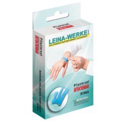 LEINA Kit de sparadraps 'Détectable', 20 pièces, bleu
