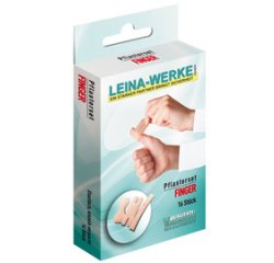 LEINA Vingerpleisterkit, 16 stuks, huidskleur