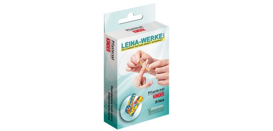 LEINA Kit de pansements 'Enfants', 20 pièces, motifs colorés