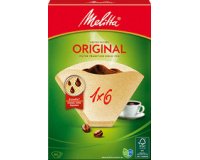 Melitta Filtre à café arôme '1x6', marron nature