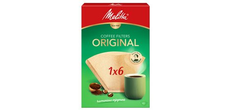 Melitta Aroma Coffee Filter '1x6', natural brown