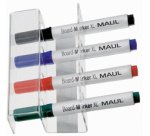 Porte-marqueur en acrylique pour 4 stylos, transparent