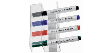Porte-marqueur en acrylique pour 4 stylos, transparent