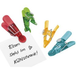 Aimants clip GLOSSY, kit de 4