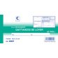 Manifold 'Quittances de loyer', 105 x 210 mm horizontal