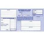 Manifold 'Quittances de loyer', 105 x 210 mm horizontal