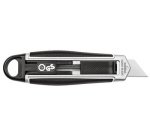 Cutter pour gauchers, lame trapèze, noir/argent