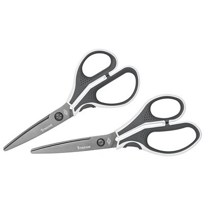 Ciseaux droitiers bout pointus Wedo Titane Cut-It 17,5 cm