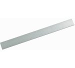 Bande métallique, en inox, 50 x 1.000 mm, argent