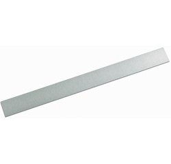 Bande métallique, en inox, 50 x 1.000 mm, argent