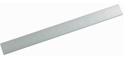 Bande métallique, en inox, 50 x 1.000 mm, argent
