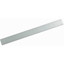 Bande métallique, en inox, 50 x 1.000 mm, argent