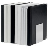 Serre-livres, en aluminium, (L)160 x (P)150 x (H)210 mm