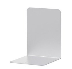 De_apoyalibros metalico maul aluminio 100x80x100 mm pack de2 unidades
