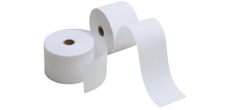 Bobine de papier thermique sans phénol,