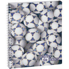 Cahier de textes Sports 'Foot', 170 x 220 mm