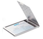 Etui pour cartes de visite BUSINESS CARD BOX CHROME