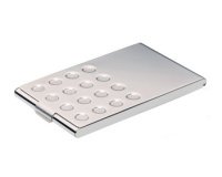 Etui pour cartes de visite BUSINESS CARD BOX CHROME