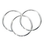 Gb_anneaux porte-cles en metal, diametre: 20 mm