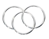 Gb_anneaux porte-cles en metal, diametre: 20 mm