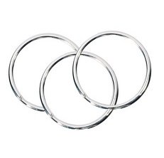 Gb_anneaux porte-cles en metal, diametre: 20 mm