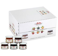 darbo Confiture dans un mini pot, carton d'assortiment