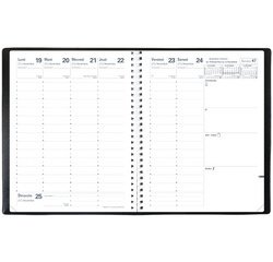 Quo Vadis - Recharge Agenda année scolaire - Spiralé - 2026-2027 - Président S Septembre - Semainier Planning - Français - 13 mois de août à août - 21x27 cm