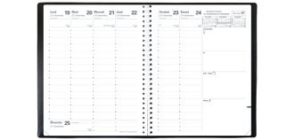 Quo Vadis - Recharge Agenda année scolaire - Spiralé - 2026-2027 - Président S Septembre - Semainier Planning - Français - 13 mois de août à août - 21x27 cm